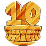 Official Rebirth 10 badge artwork