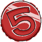Official Rebirth 5 badge artwork